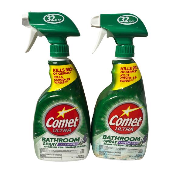 Comet Ultra‎ Bathroom Spray Lavender-2 Pack - Picture 1 of 4
